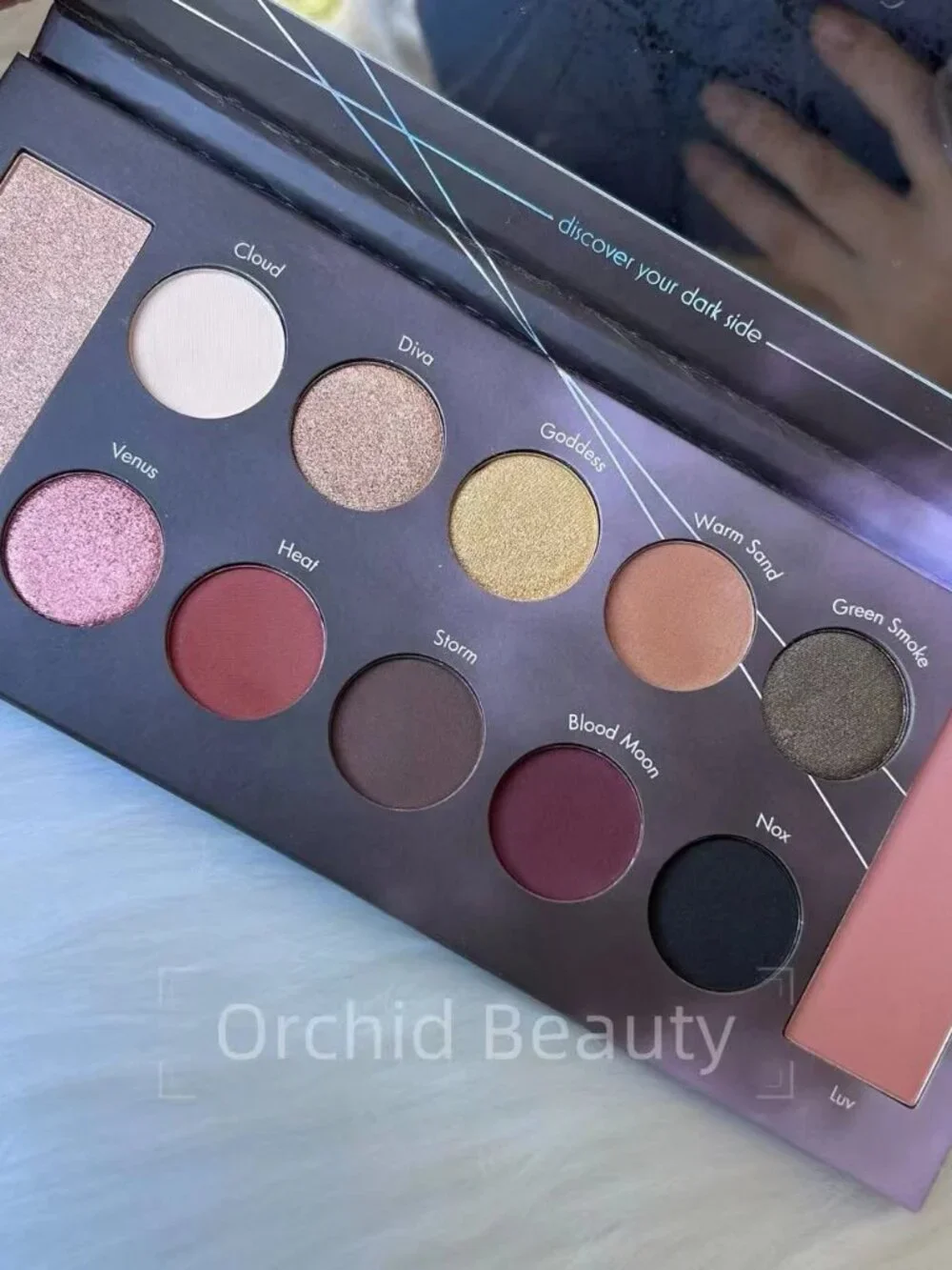 New BH Cosmetics Mrs. Bella Dark Side Eyeshadow & Blush Palette~Discontinued